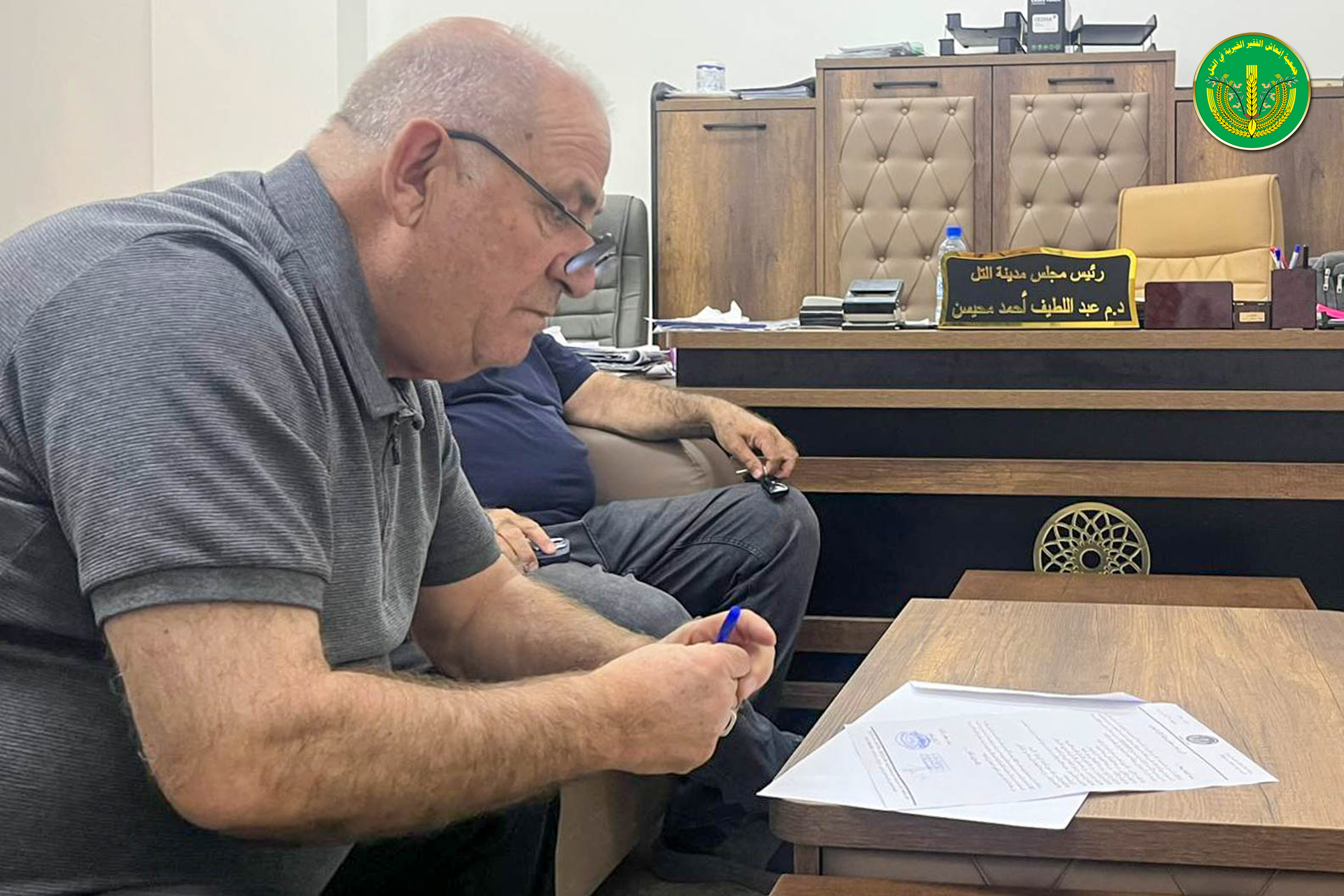 تسليم مشروع النظافة " السلل الحديدية " إلى مجلس بلدية التل